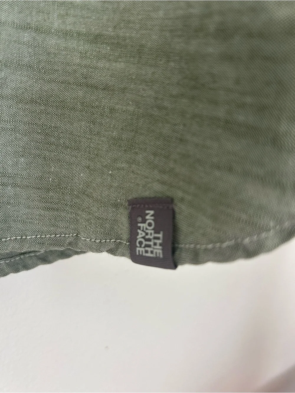 The North Face Men’s Lightweight Heathered Green Button-Up Shirt Size XXL